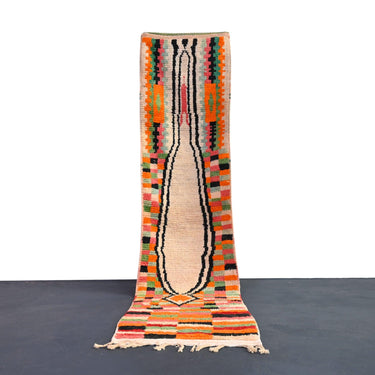 Vintage Runner Moroccan Rug 2.3 x 10 feet / 70 x 305 cm - Ettilux Home
